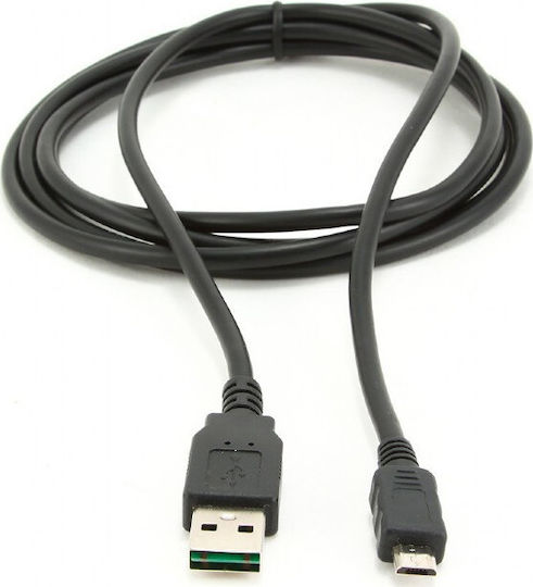 Cablexpert Regular USB 2.0 to micro USB Cable Μαύρο 1m (CC-MUSB2D-1M)