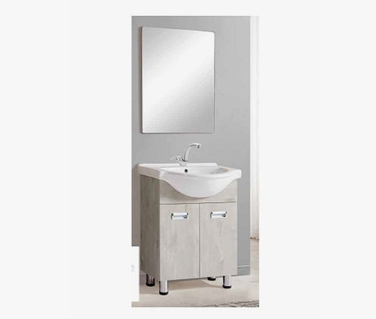 Gloria Boria-Down Countertop without Sink L52xW26.5xH41cm Beige