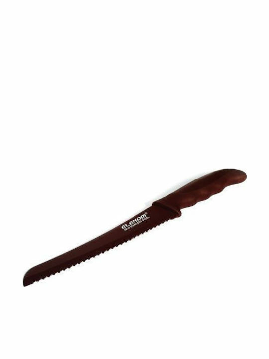 Elekom Bread Knife from Stainless Steel 20cm EK-A089-BR