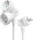 SAS Extension Cable Cord 3 x 1.5mm²/10m White