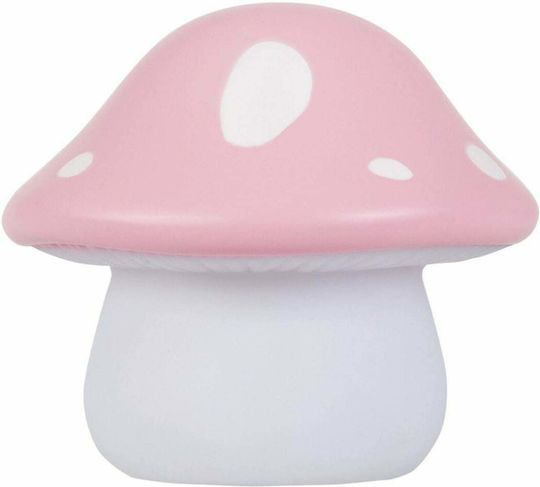 A Little Lovely Company Led Kids Decorative Lamp Mushroom Pink