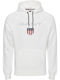 Gant Men's Sweatshirt with Hood & Pockets White