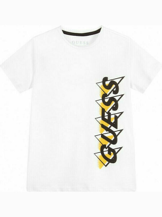 Guess Kids Blouse Short Sleeve White