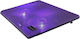 Havit F2035 Cooling Pad για Laptop έως 15.6" με 2 Ανεμιστήρες και Φωτισμό Μωβ