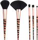 Revolution Beauty Professional Set with Makeup Brushes made of Synthetic Hair Wild Animal 5pcs