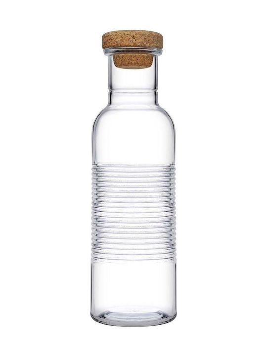 Espiel Μπουκάλι Νερού Γυάλινο με Φελλό Διάφανο 1070ml