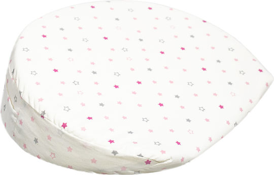Just Baby Бебешка възглавница за превъртане Safety Pillow Stars Бял 27x34бр