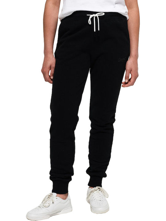 Superdry Orange Label Elite Damen-Sweatpants Jogger Schwarz