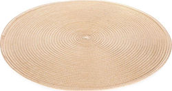 Banquet Tondo Placemat Round Wicker Beige 38cm 1pcs