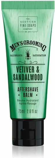 The Scottish Fine Soaps After Shave Balsam Vetiver & Sandalwood cu Aloe 75ml