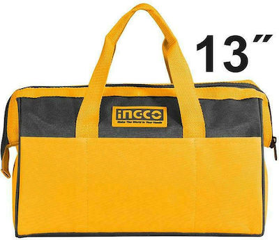 Ingco Werkzeugtasche Handwerkzeug Gelb L33xB19cm