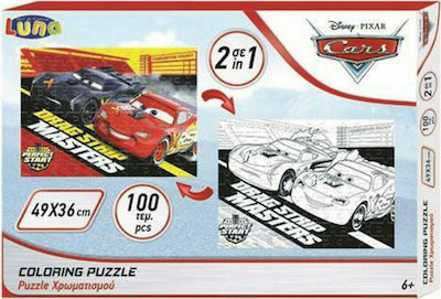 Kinderpuzzle Cars für 6++ Jahre 100pcs Luna