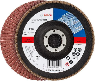 Bosch Δίσκος Λείανσης Δομικών Υλικών P40 125mm