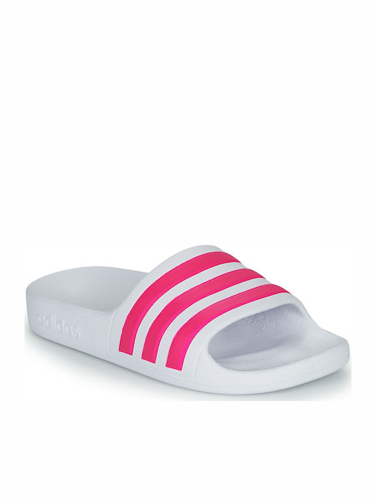 Детски джапанки тип слайдове Фуксия Adilette Aqua K
