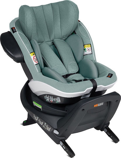 BeSafe iZi Turn Scaun Auto pentru Copii i-Size cu Isofix Sea Green Melange 9-18 kg