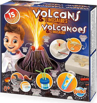 Buki Volcanoes and Dinosaurs Lehrspielzeug Experimente für 8+ Jahre