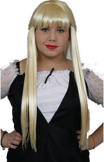 Wig Halloween Iphigenia Carnival Wig Straight Blond