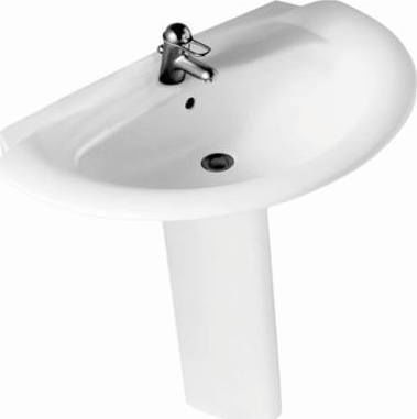 Ideal Standard Manta Стенен Баня Умивалник със Стълба от Порцелан 70x57x84см Бял