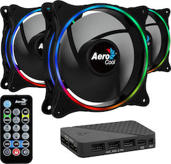 Aerocool Eclipse 12 Pro Case Fan 120mm 3τμχ