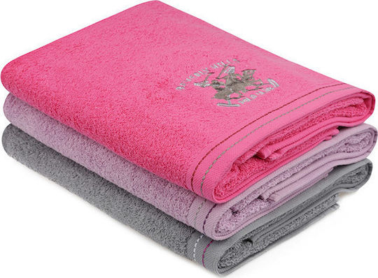 Beverly Hills Polo Club Badehandtuch 70x140cm 3 Stück Gewicht 480g/m²