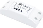 Sonoff Basic Smart Ενδιάμεσος Διακόπτης Wi-Fi σε Λευκό Χρώμα