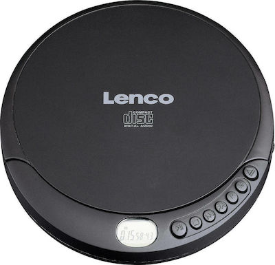 Lenco Φορητό Ηχοσύστημα CD-010 με CD σε Μαύρο Χρώμα