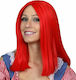 Carnival Wig Straight Λάουρα Red