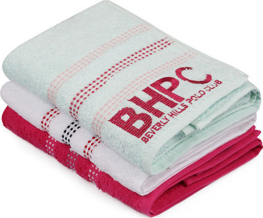Beverly Hills Polo Club Facecloth 50x90cm 3 Pieces Beverly Hills Polo Club Facecloth 50x90cm 3 Pieces