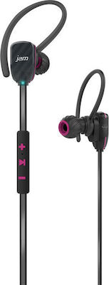Jam Transit Micro In-ear Bluetooth Handsfree Ακουστικά με Αντοχή στον Ιδρώτα Ροζ