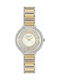 Kenneth Cole Ladies Crystals Watch with Gold Metal Bracelet