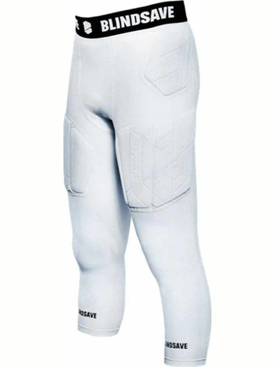 Blindsave 3/4 Tights Pro + Ανδρικό Αθλητικό Κολάν Compression Capri Λευκό