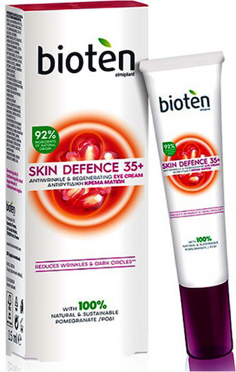Bioten Skin Defence 35+ Augenbefeuchter für Feuchtigkeitsspendend Anti-Aging & Schwarze Kreise 15ml