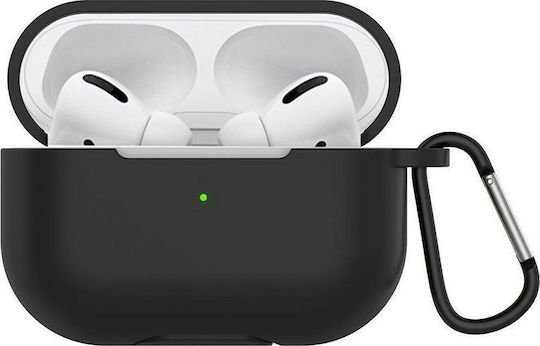 SBS Hülle Silikon in Schwarz Farbe für Apple AirPods Pro