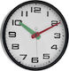 Iliadis Wall Clock Metallic Black Ø35cm