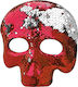 Karnevals- Maske Augenmaske Gesichtsmaske Magische Pailletten Rot