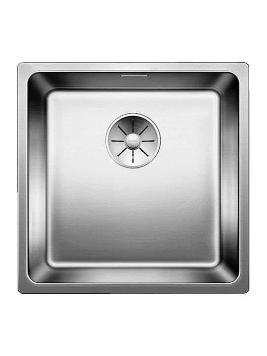 Blanco Andano 400-IF 522957 Drop-In Sink Inox Satin W44xD44cm Silver