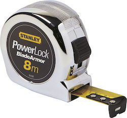 Stanley Powerlock Μετροταινία με Αυτόματη Επανα...