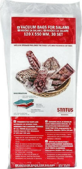 Status 623008 Grainy Vacuum Sealer Bag 120x550mm 30pcs