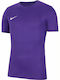 Nike Park VII Tricou sportiv pentru bărbați cu mâneci scurte Dri-Fit Violet