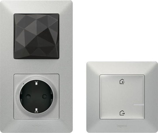 Legrand Valena Life Connected Starter Pack Power Socket Wi-Fi Automatic Terminals Silver 1pcs