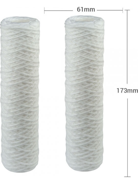 Atlas Filtri Water Filter Replacement Central Water Filtration System made of Polypropylene 7" FA 7 SX 50 μm