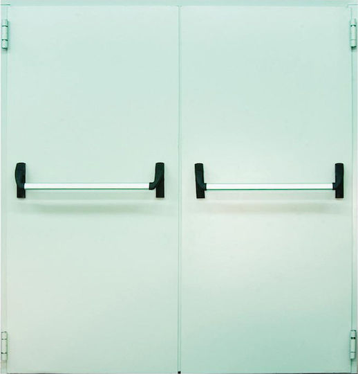 Tür Feuerschutztür Verzinkter Stahl MBK06-DL215-140 Grey Light 140x215cm