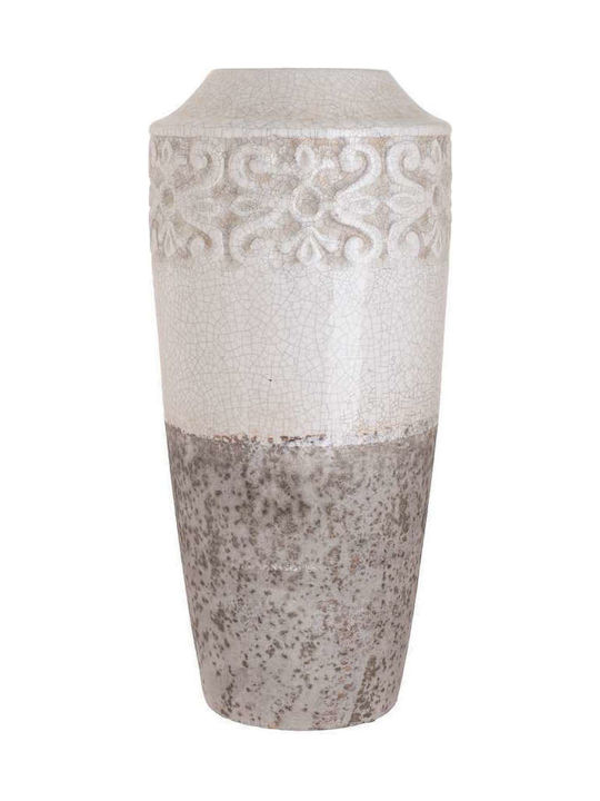 Inart Ceramic Vase 17x17x37cm