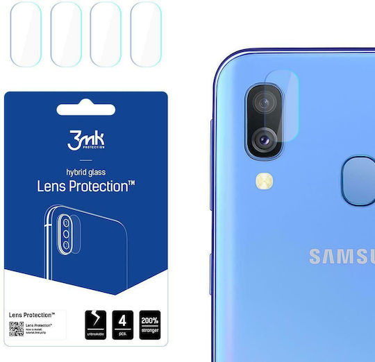 3MK Lens Flexible Glass Προστασία Κάμερας Tempered Glass Διάφανο για το Galaxy A40