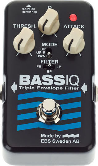 EBS Bass IQ Blue Label Env. Filter Педал Ефект WahWah Електрическа китара и Електрически бас