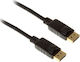 Techly Cable DisplayPort male - DisplayPort male 1m Μαύρο