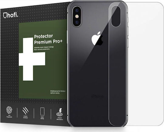 Hofi Rückseitenfolie Tempered Glass für iPhone XR Transparent