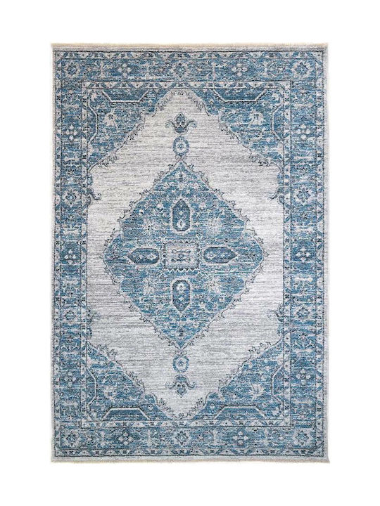 Klonaras 3257 Teppich Rechteckig Silver-Blue