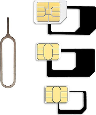 Micro/Nano SIM Adapter In Black Colour