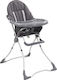 vidaXL Foldable Baby Highchair Gray